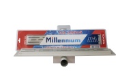 картинка Трап линейный нержавейка с сухим гидрозатвором 70 см (решётка 01) Millennium от магазина San-House.ru
