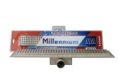 картинка Трап линейный нержавейка с сухим гидрозатвором 50 см (решётка 04) Millennium от магазина San-House.ru