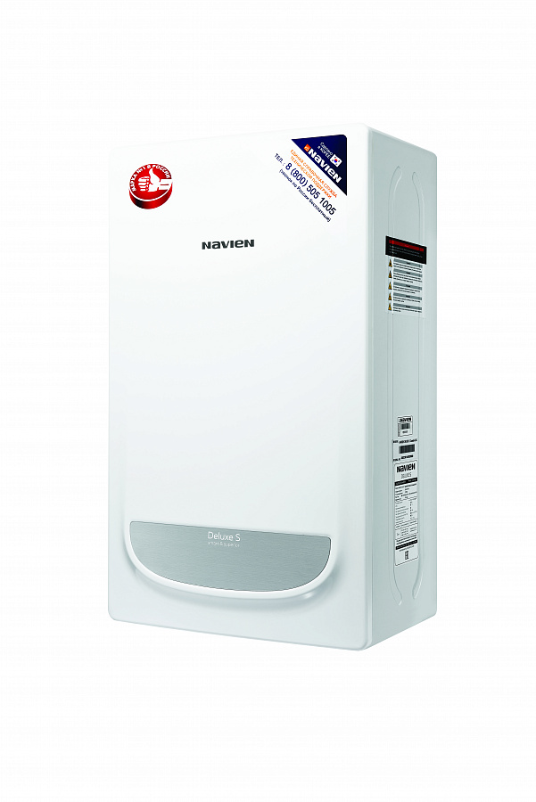 картинка Котел газовый настенный 2-х контурный Deluxe S-13K Coaxial Navien турбо от магазина San-House.ru
