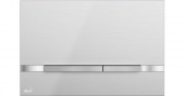 картинка Кнопка Alca Plast, Flat Alunox, Stripe от магазина San-House.ru