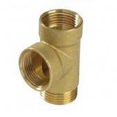 картинка Тройник Y 1/2" ш/г/г, латунь, Sobime от магазина San-House.ru