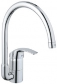 картинка Смеситель для кухни с боковой ручкой Grohe Eurosmart от магазина San-House.ru