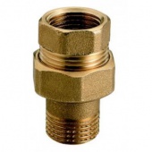 картинка Муфта американка 1/2", прямая г/ш, латунь, Sobime от магазина San-House.ru