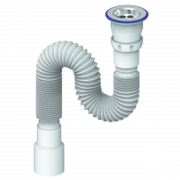 картинка Гофра 1 1/2"x40x50 с выпуском Millennium от магазина San-House.ru