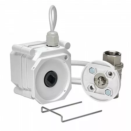 картинка Кран с электроприводом 1" 12v  Gidrolock  ULTIMATE BONOMI от магазина San-House.ru